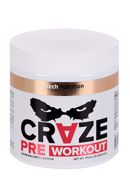 Комплекс aTech Nutrition Craze Адреналин предтренировочный, 175 г
