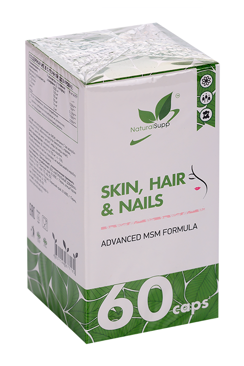 Добавка Naturalsupp Кожа волосы ногти, 60 шт, капсулы