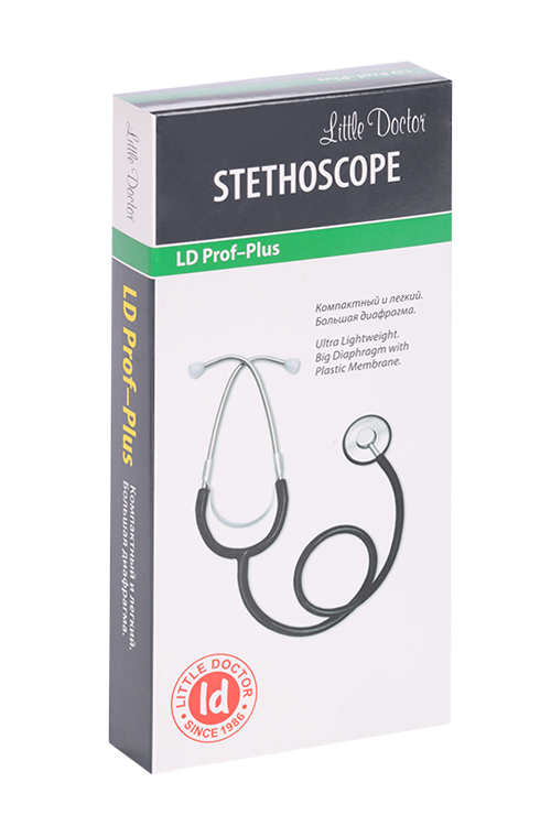 Стетоскоп Little Doctor одноголовочный LD-Prof Plus зеленый