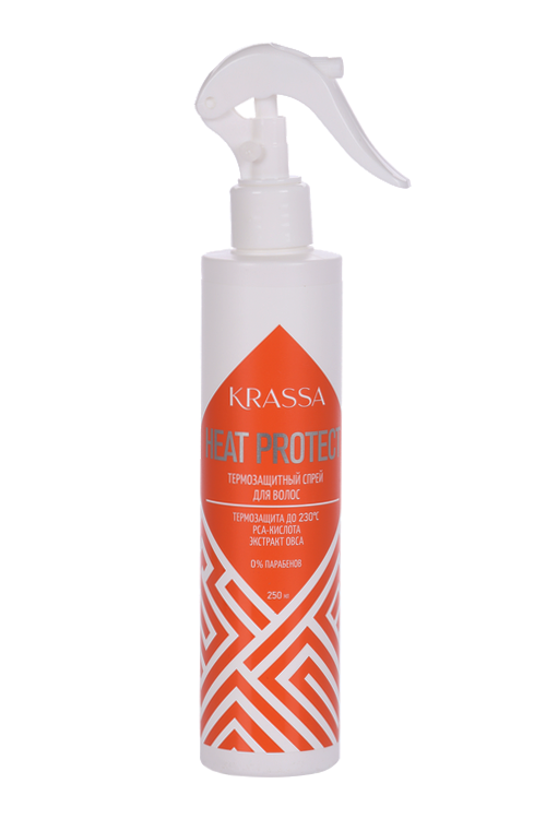 Спрей Krassa Professional Heat protect термозащитный д/волос, 250 мл