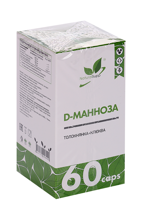 D — Манноза Naturalsupp, 60 шт, капсулы