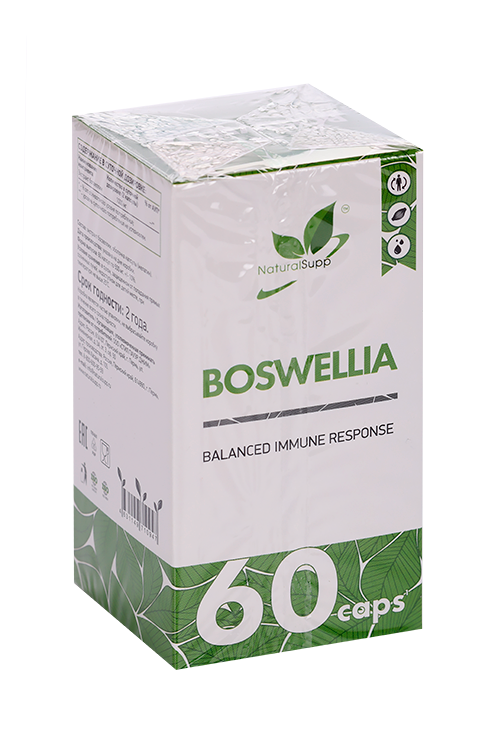 Босвеллиа Boswellia Naturalsupp, 60 шт, капсулы
