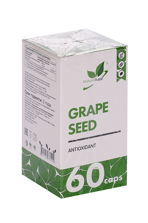 Виноградных косточек экстракт Naturalsupp, 60 шт, капсулы