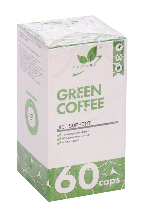 Экстракт зеленого кофе Naturalsupp, 60 шт, капсулы