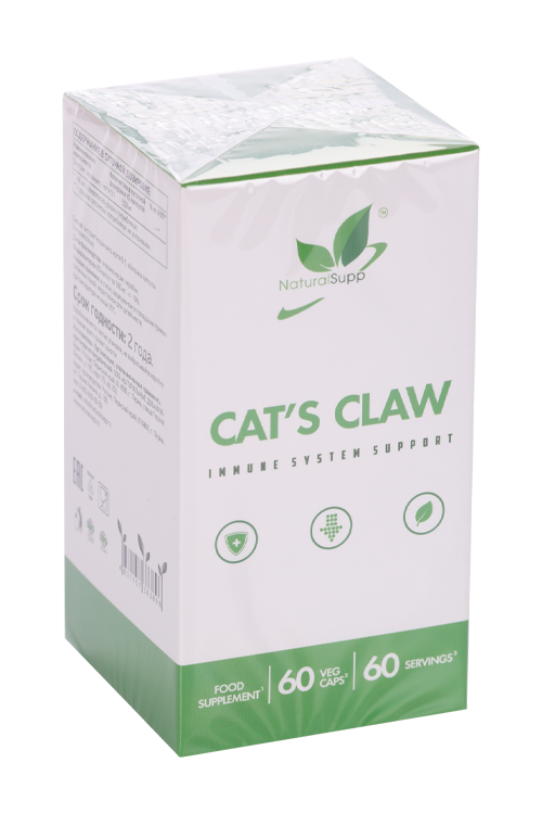 Экстракт кошачий коготь вег Naturalsupp, 60 шт, капсулы
