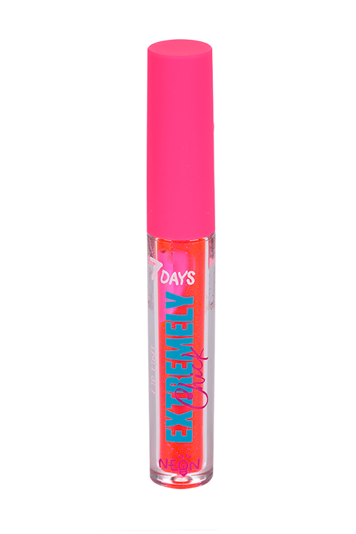 Тинт д/губ 7 DAYS EXTREMELY CHICK UVglow Neon/201 Pop-rose светящийся с шиммером 2,5 мл