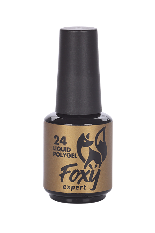 Полигель FOXY EXPERT жидкий флакон с кистью №24 18 г