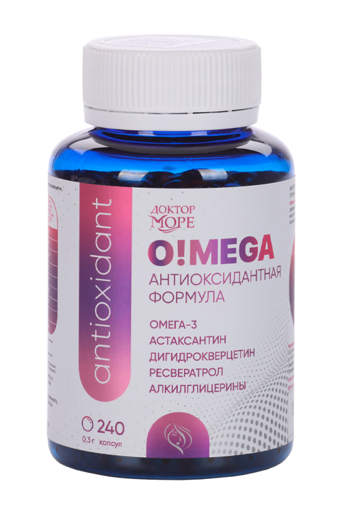 Oмега Антиоксидантная формула Доктор Море, 240 шт, капсулы