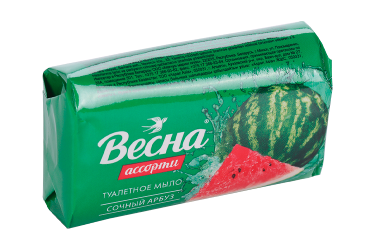 Мыло Весна Ассорти сочный арбуз, 90 г