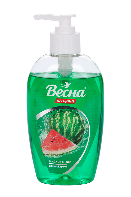 Мыло Весна Ассорти жидкое сочный арбуз, 280 г