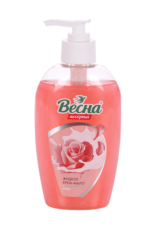 Крем-мыло жидкое Весна Ассорти роза, 280 г