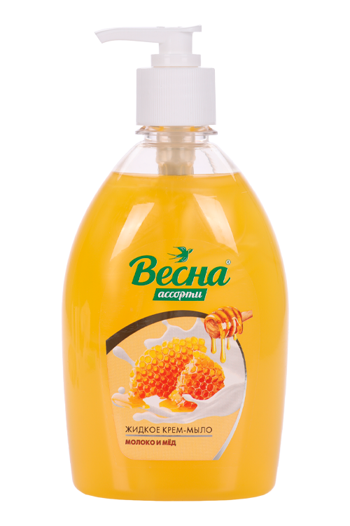 Крем-мыло Весна Ассорти молоко/мед, 500 г