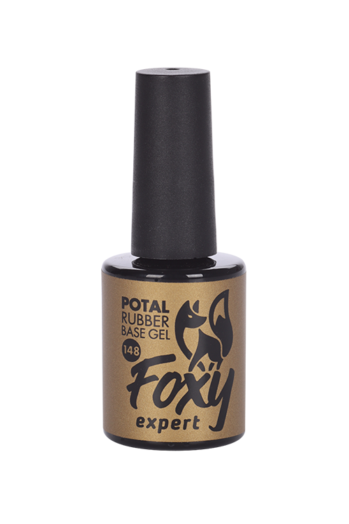 Каучуковая база FOXY EXPERT с золотыми хлопьями поталь №148 10 мл