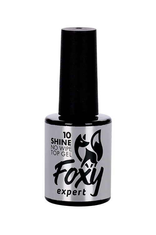 Топ FOXY EXPERT SHINE б/липк слоя с серебряными блестками 10 мл