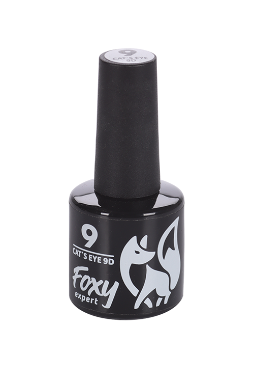 Гель-лак FOXY EXPERT CAT’S EYE 9D кошачий глаз д/ногтей N9 8 мл