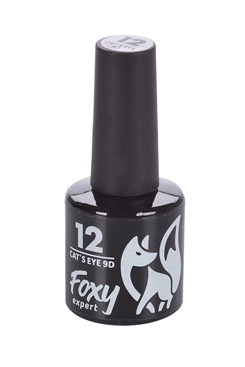 Гель-лак FOXY EXPERT CAT’S EYE 9D кошачий глаз д/ногтей N12 8 мл
