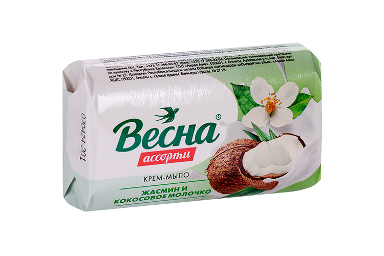 Мыло Весна Ассорти жасмин/кокосовое молочко, 90 г