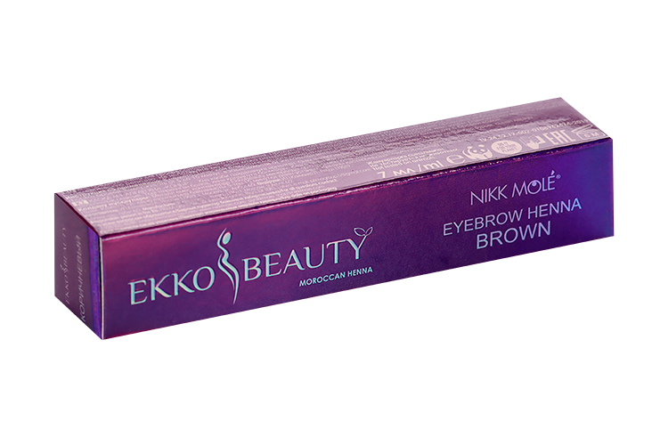 Хна Nikk Mole Ekko Beauty brown коричневая, 7 мл