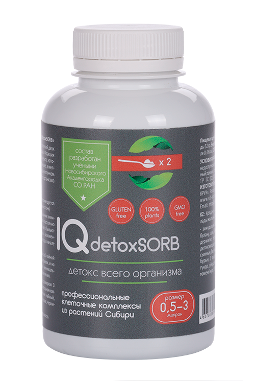 Комплекс IQ detoxSORB детокс всего организма, 100 г