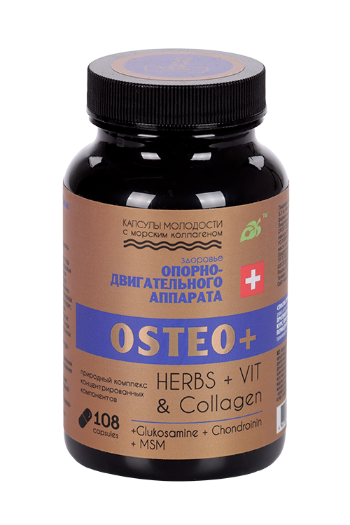 ОSTEO+ HERBS COLLAGENOL, 108 шт, капсулы