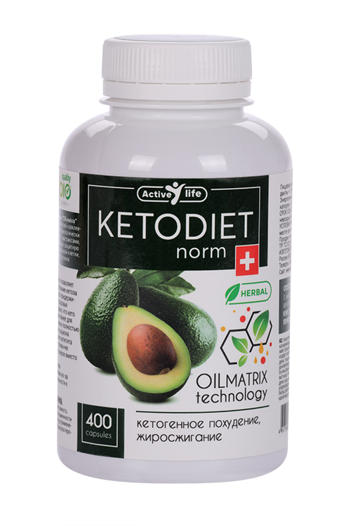 KETODIETnorm Active life, 400 шт, капсулы