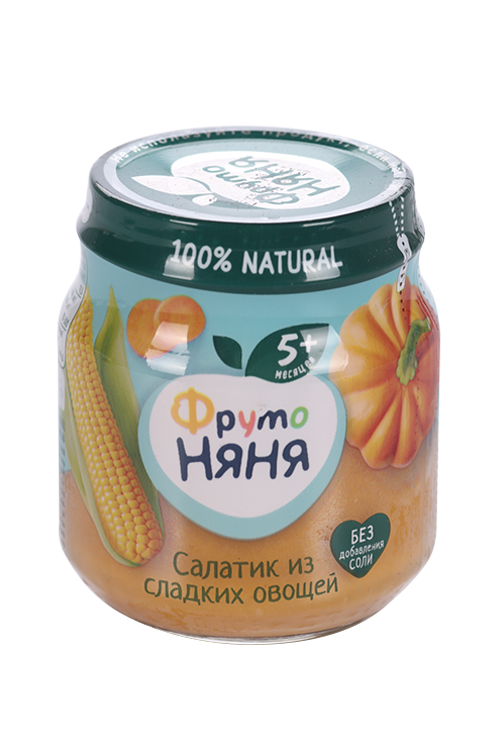 Пюре Фрутоняня Салатик из сладких овощей (с 5 мес), 110 г