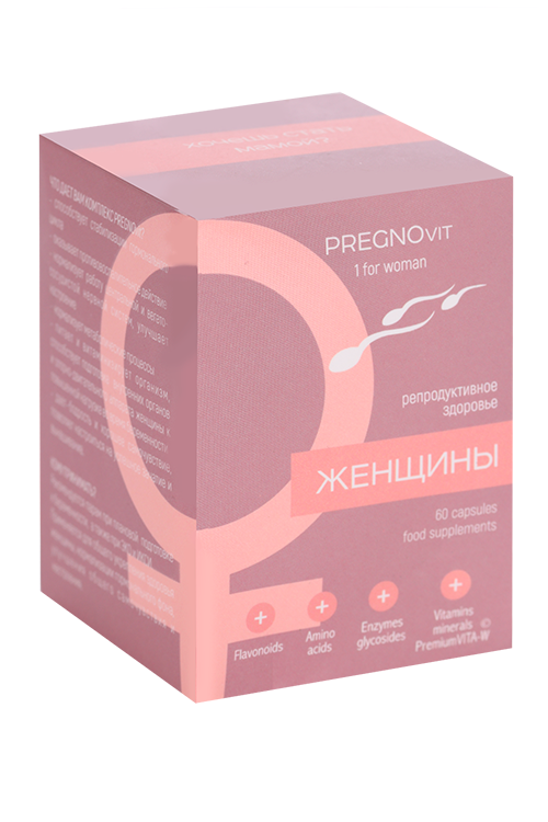 PREGNOvit репродуктивное здоровье женщины, 60 шт, капсулы