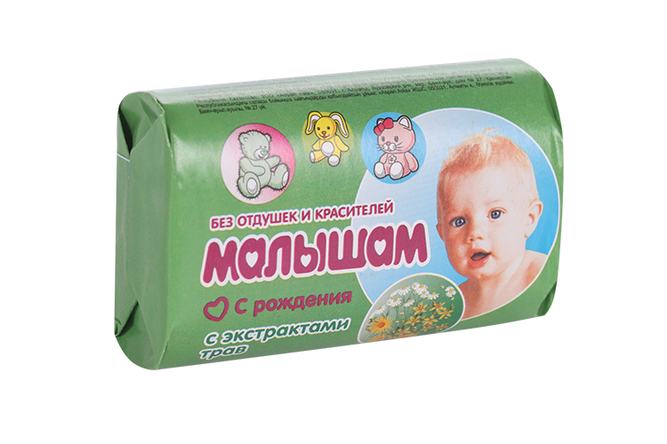 Мыло Малышам с экстрактами трав, 90 г