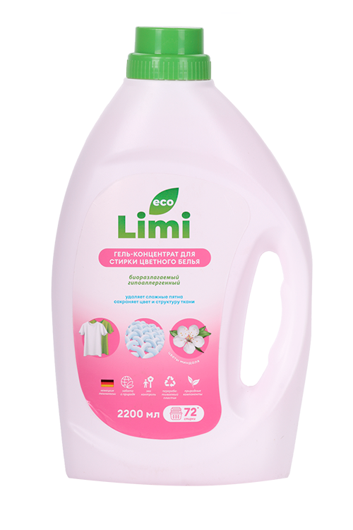 Гель-концентрат Limi Цветы миндаля д/стирки цветного белья 2 200 мл