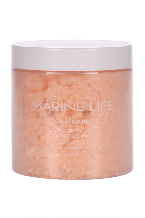 Соль д/ванн Marine Life Красного моря СПА-апельсин, 500 г