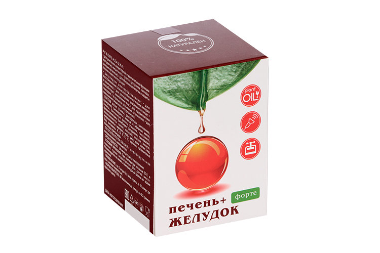 Комплекс Печень+Желудок форте, 60 шт, капсулы