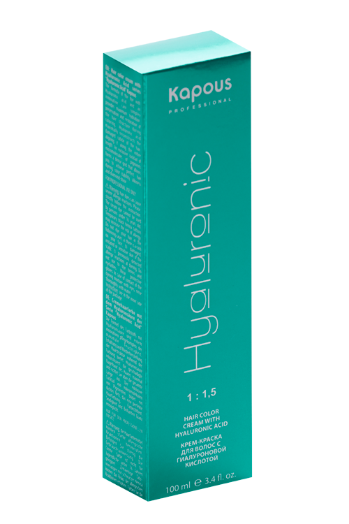 Крем-краска Kapous Professional Hyaluronic Acid д/волос 10.016 платин блонд пастел жемчуж 100 мл