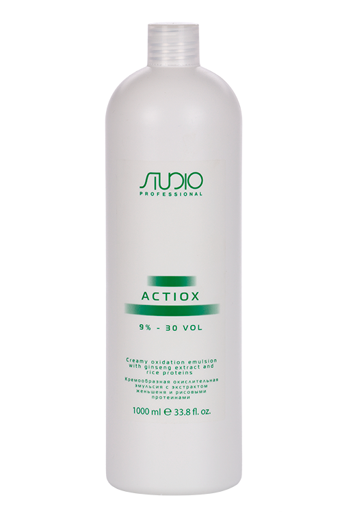 Эмульсия Studio Professional ActiOx окислительная 9% с экстр женьшеня/рис протеин 1 л