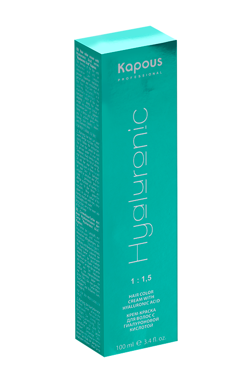 Крем-краска Kapous Professional Hyaluronic Acid д/волос 8.43 светл блонд медн золот 100 мл