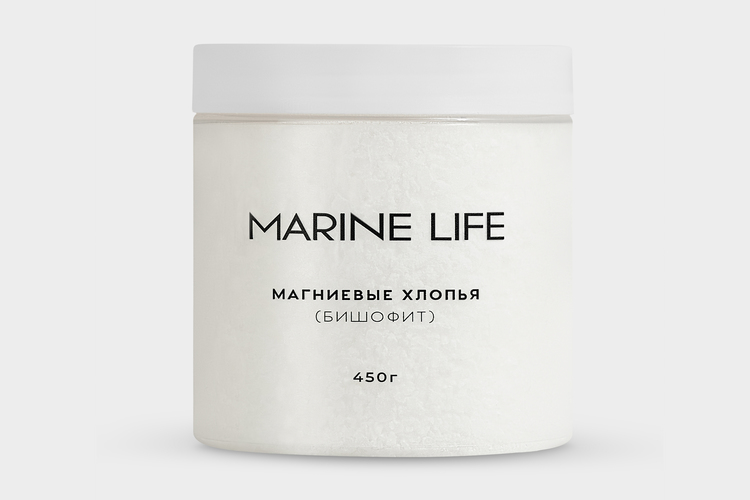 Соль д/ванн Marine Life магниевая Бишофит, 450 г