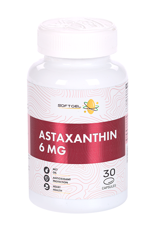 Astaxanthin 6 mg+МСТ SOFTGEL, 30 шт, капсулы