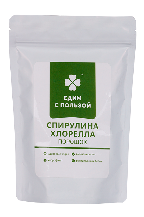 Спирулина + хлорелла, 100 г, порошок БАД