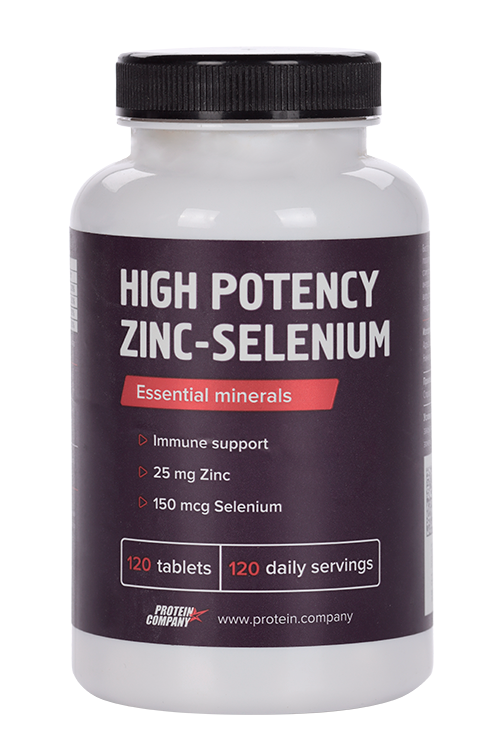 High Potency Zinc-Selenium, 120 шт, таблетки
