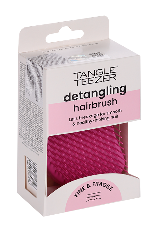 Расческа д/волос Tangle Teezer Fine &  Fragile Berry Bright тонких/ослабленных волос розовая