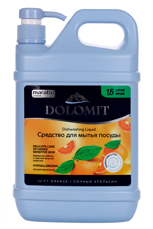 Средство Marabu Dolomit Сочный апельсин д/мытья посуды 1,5 л