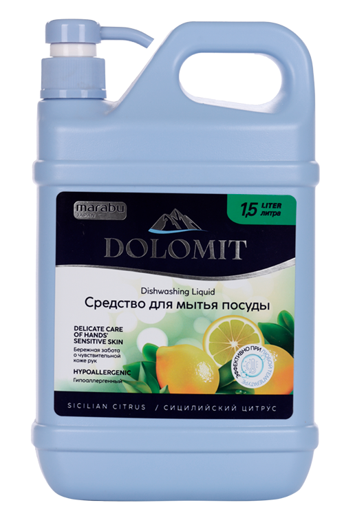 Средство Marabu Dolomit Сицилийский цитрус д/мытья посуды 1,5 л