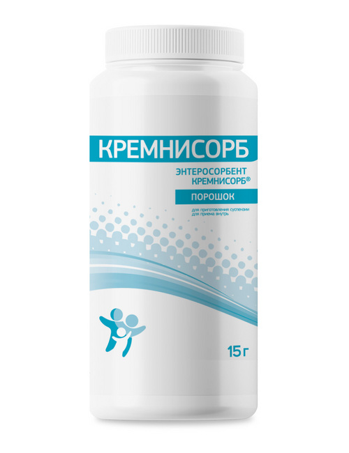 Кремнисорб энтеросорбент, 15 г, порошок для приготовления суспензии для приема внутрь