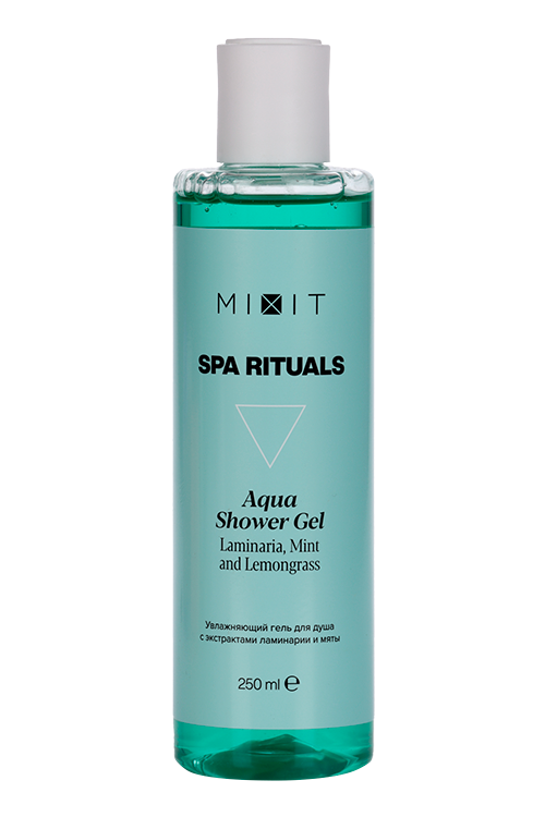 Гель д/душа MIXIT Spa Rituals Aqua Увлажняющий с экстракт ламинарии/мяты, 250 мл