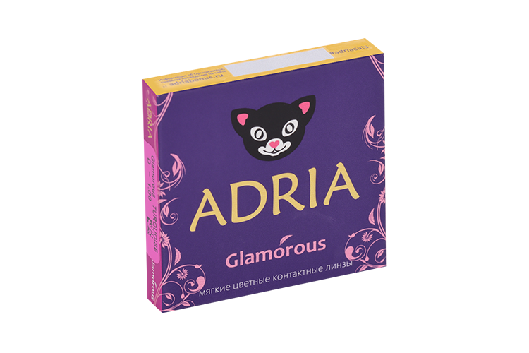 Контактные линзы Adria Glamorous Turquoise мягкие/гидрогелевые/цветные -1.00/14.5/8.6, 2 шт