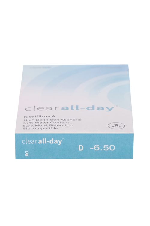 Линзы Clearlab Clear all-day контактные R 8.6 (диоптрия -6,5), 6 шт