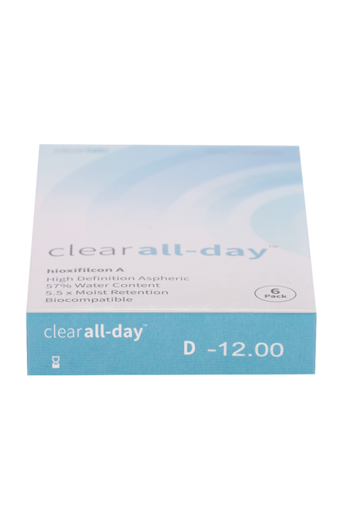 Линзы Clearlab Clear all-day контактные R 8.6 (диоптрия -12,0), 6 шт