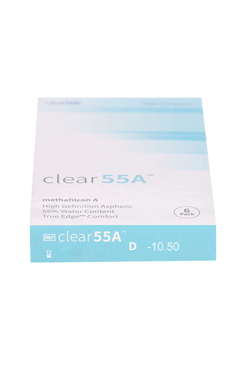 Линзы Clearlab Clear55 А контактные R 8.7 (диоптрия -10,50), 6 шт
