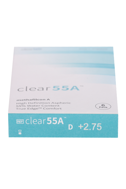 Линзы Clearlab Clear55 А контактные R 8.7 (диоптрия +2,75), 6 шт