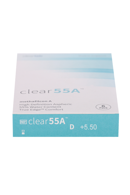 Линзы Clearlab Clear55 А контактные R 8.7 (диоптрия +5,5), 6 шт