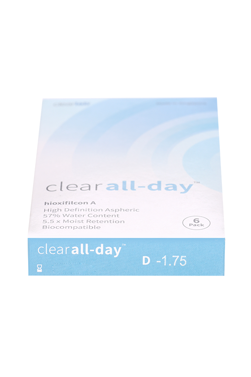 Линзы Clearlab Clear all-day контактные R 8.6 (диоптрия -1,75), 6 шт
